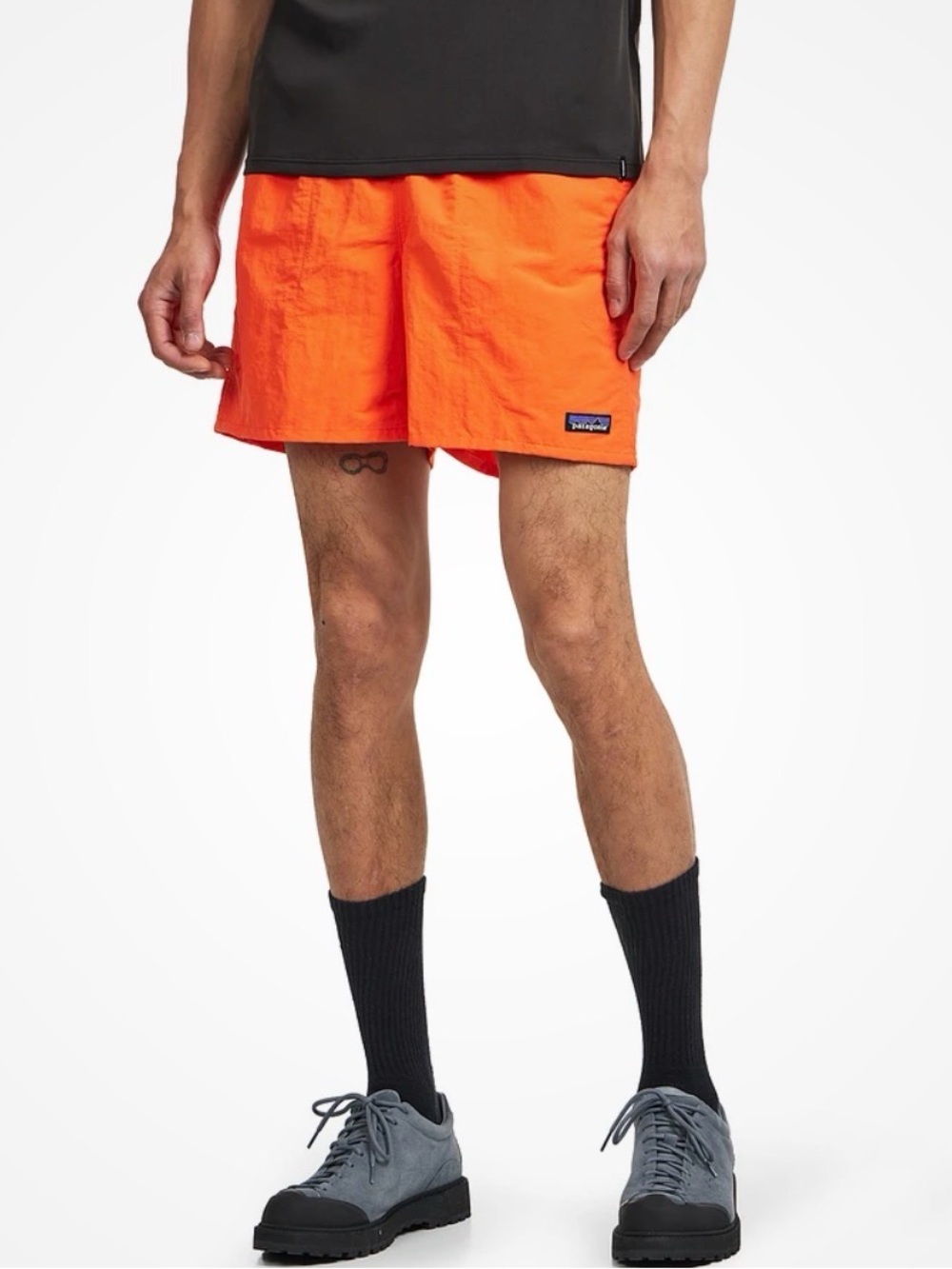 Patagonia Men's Athletic Shorts in Orange Peel - Baggies Shorts M Hiking Outdoor